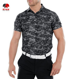 Chemises polo personnalisées Ryan Pro Gear pour hommes avec logo personnalisé, tissu respirant, design ODM écologique - Product Image 3