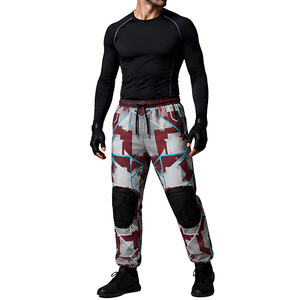 Men Paintball Pant 280-GSM Premium Polyester Interlock-Maroon <b>Black</b> Multi-Panel-Unique Style Custom Men's Paintball - Product Image 4