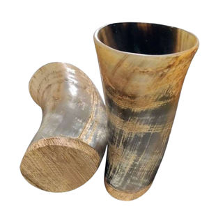 Vase de jardin en corne de couleur marron Pot de fleur de luxe Unique pour la maison décorative faite à la main Vase à fleurs en fer côtier - Product Image 4