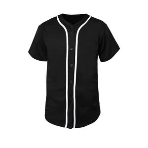 Maillot de baseball pour hommes, broderie 2026, col en V, sublimation, vente en gros, blanc, à broder - Product Image 1