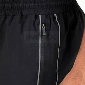 Shorts décontractés pour hommes de marque privée style High Street motif solide fermeture à la taille élastique quantité minimale de commande bas dernière conception Offre Spéciale - Product Image 4