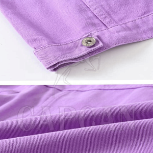 เสื้อแจ็กเก็ตผ้าเดนิมสำหรับผู้ชายใหม่เสื้อแจ็กเก็ตยีนส์ดีไซน์ตามสั่ง - Product Image 5