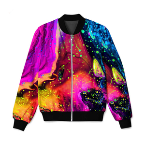 Veste bomber de haute qualité à fermeture éclair tendance de style urbain premium personnalisée par sublimation à la mode pour hommes - Product Image 1