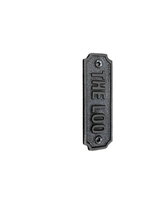 Plaque de signalisation en fonte, produits en gros, plaque de signalisation vintage pour bureau