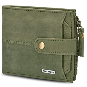 Nuevo diseño personalizado 2025 billetera de cuero de alta calidad para hombres al por mayor billetera de cuero real de bajo precio - Product Image 1