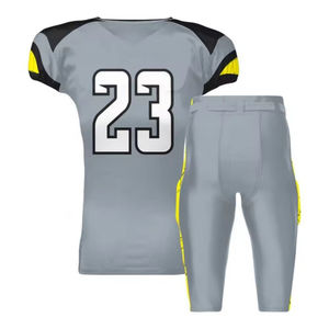 Vêtements de sport unisexes légers et confortables, uniforme de football américain, short, taille plus, impression de logo personnalisée par sublimation, maillots - Product Image 2