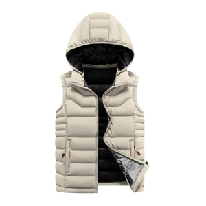 Chaleco Acolchado Informal de Invierno, Cortavientos y Cálido, Relleno de Poliéster, para Hombre, Servicio OEM, Último Diseño - Product Image 4