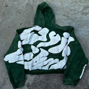 Sudadera deportiva de invierno para hombre, cálida, de forro polar, manga larga, informal, estilo urbano, esencial, cómoda, duradera, suave, para uso diario - Product Image 3