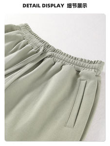 กางเกงขาสั้นเล่นกีฬาของผู้ชายฤดูร้อนสีคมชัดแห้งเร็วระบายอากาศได้ดีชายหาดออกกำลังกายวิ่งออกกำลังกายกางเกงลำลองของผู้ชายขายส่ง - Product Image 4