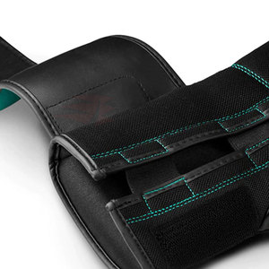 Gants de boxe en cuir sur mesure unisexes avec fermeture auto-agrippante, sangle de poignet réglable, antidérapants, gants d'entraînement de haute qualité - Product Image 2