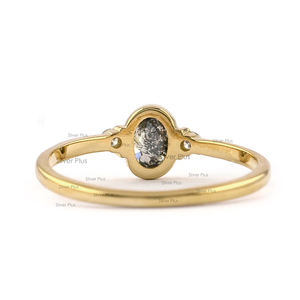 Meilleure dernière collection Bague de fiançailles en diamant massif 14K au meilleur prix - Product Image 2