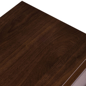 Mesita de noche de 1 cajón de lujo moderno de estilo europeo, muebles de dormitorio de madera hechos a mano para decoración clásica del hogar, dormitorio - Product Image 3