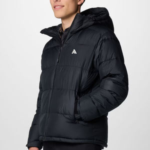 Veste d'hiver matelassée légère à capuche pour homme avec fermeture éclair, vêtements d'hiver pour homme avec logo personnalisé, fabricant - Product Image 4