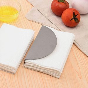 Offre Spéciale vente en gros commande en gros porte-serviettes en métal forme ovale parfait pour l'hôtel Ware élégant fête Table décor Organisation - Product Image 1