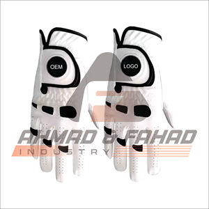 Fabricant de gants de golf personnalisés pour hommes, en cuir véritable PU respirant (agneau), antidérapants pour le sport gauche et droit. - Product Image 2
