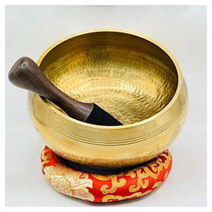 Singing Bowls Classic Tibetan Design Handmade Polished Stainless Steel Eco-Friendly Meditation Yoga Healing <b>Sounds</b> Therapy - Product Image 1