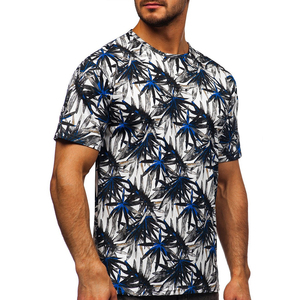 Top venta transpirable 100% algodón hombres sublimación impresión camisetas respetuosas con el medio ambiente OEM/ODM personalizado manga corta - Product Image 3