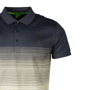 T-shirt de golf pour homme en coton tricoté 220g de haute qualité, à manches courtes, boutonné, séchage rapide, respirant, couleur unie, grande taille, logo frontal - Product Image 5