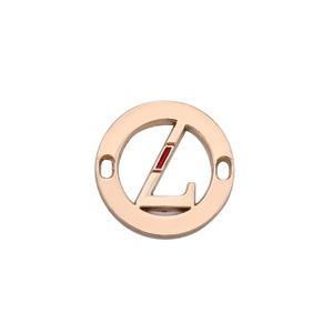Badge en métal personnalisé pour chaussures, emblème de marque écologique - Product Image 1