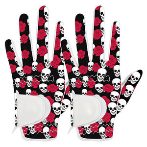 2025 Gants de golf personnalisés avec logo Gants de golf en cuir de mouton de qualité supérieure Gants de golf colorés respirants Fabricant - Product Image 2