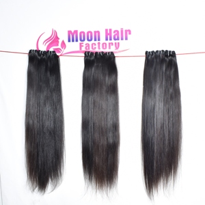 Paquets de cheveux vierges de haute qualité, paquets de cheveux raides les plus vendus, soyeux, doux, brillants, à texture naturelle - Product Image 3