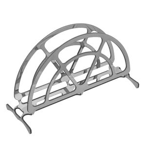 Servilletero de acero inoxidable blanco de lujo con diseño elegante hecho a mano perfecto para uso doméstico en hoteles y restaurantes - Product Image 2