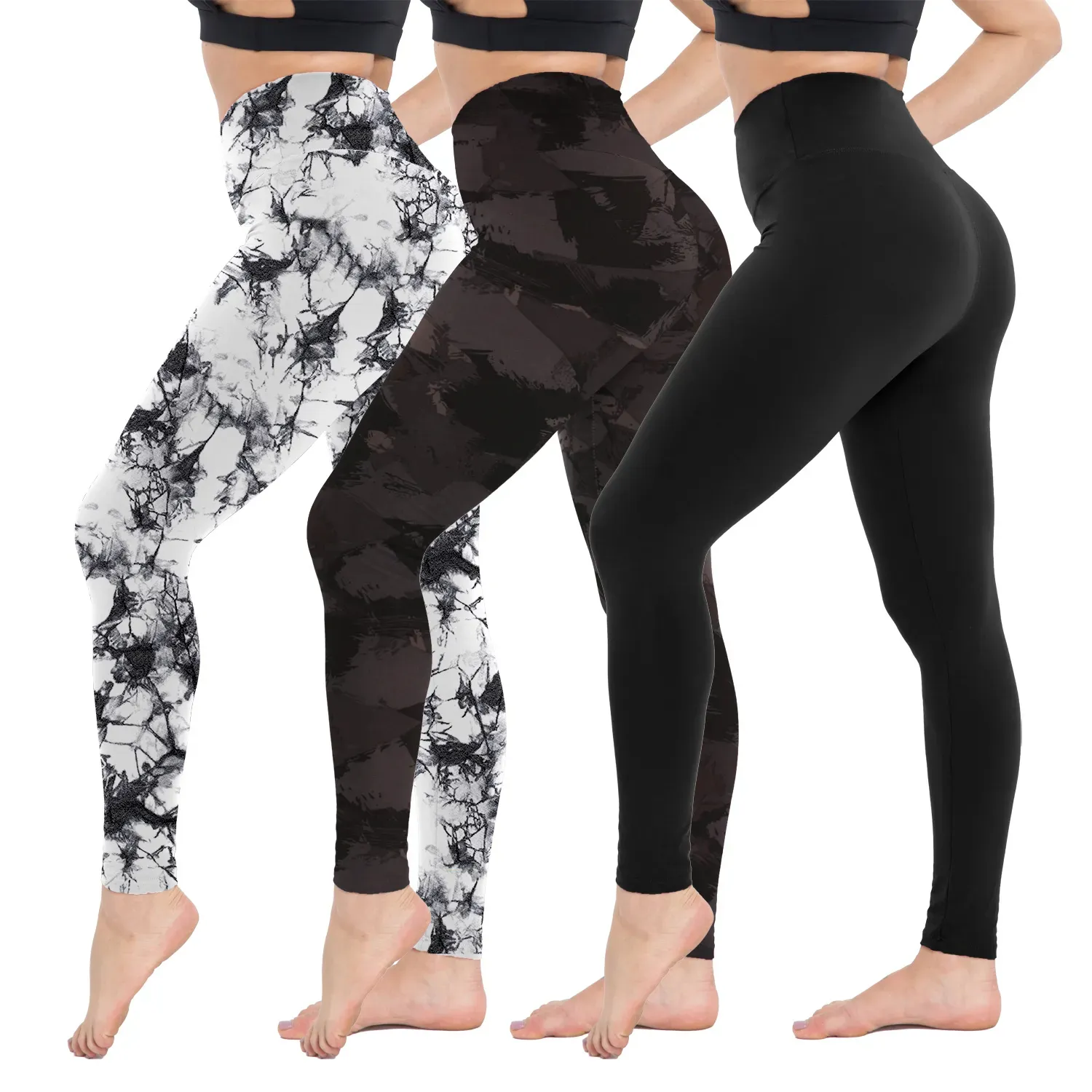 Kleurrijke Yoga Broek Custom Print Hoge Taille Zachte Leggings Voor Hardlopen Fietsen Yoga Vrouwen Dame Meisjes Custom Leggings