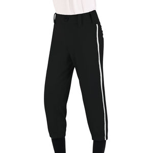 Pantalones de árbitro plisados de ajuste Atlético elástico de 4 vías de rendimiento de árbitro de béisbol con pantalones de béisbol de bolsillo Slash - Product Image 6