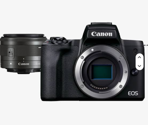 NOUVEAU APPAREIL PHOTO HYBRIDE ORIGINAL E-O S M 50 Mark II avec objectif TM, kit complet Full HD 4K, carte SD, noir - Product Image 4