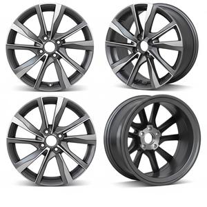 Jantes de voiture en alliage forgé argentées élégantes de 17 pouces 5x114.3 avec face usinée pour Elantra Langdong Avante AD MD CN7 Sport Sedan - Product Image 6