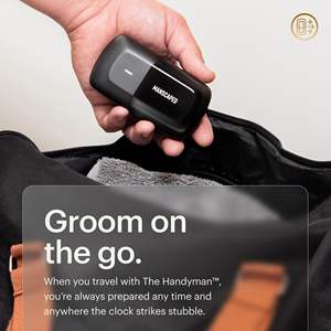 Afeitadora Eléctrica Compacta Portátil de Doble Acción con Cuchillas, Recargable por USB e Impermeable, para el Cuidado Facial Masculino en Viajes - Product Image 4