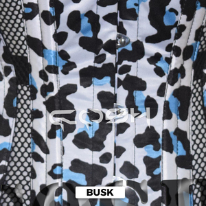 Corset de maintien de la taille à imprimé léopard avec empiècements en maille sous la poitrine - Product Image 5