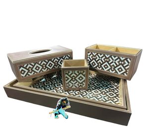 Suministro directo de fábrica, servilletero de madera de inspiración Vintage, accesorio elegante para encimera para cocinas de granja, venta - Product Image 2