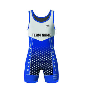 Personnalisé Meilleure Qualité Hommes Sexy Mesh Sublimation Wrestling Singlet Sublimation Wrestling Sets Jiu Jitsu - Product Image 2