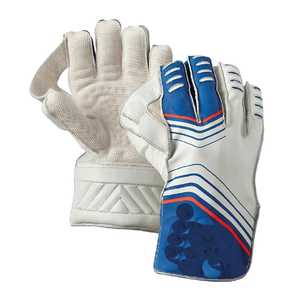 Mélange de couleurs Nouveau design Gants de gardien de guichet en cuir véritable Gardien de cricket pour adulte Plusieurs couleurs et logo Oem Pu Material - Product Image 2
