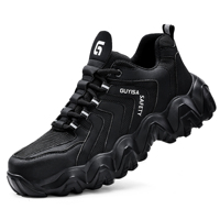 Chaussures de sécurité anti-écrasement légères en maille respirante, certifiées CE, avec embout en acier