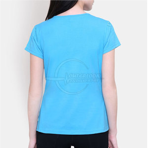 Mejor Precio Mujeres Camisetas Street Wear Elegante Mujer Camiseta Media Manga Mujer Camiseta En Venta Al Por Mayor - Product Image 6