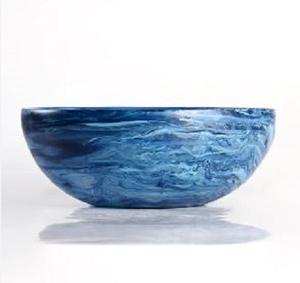 ชุดชามเสิร์ฟสลัดทำจากเรซินสีสันสดใสสำหรับตกแต่งบ้านงานแต่งงานหลากสีเป็นมิตรต่อสิ่งแวดล้อมแนววินเทจ - Product Image 1