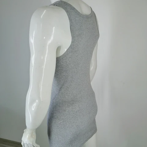 Nouveau dernier Style Unique à la mode Sublimation débardeur meilleur usine ventes directes hommes débardeur en couleurs unies - Product Image 6