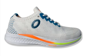 Wypex respirant blanc chaussures de course à lacets confortable léger maille caoutchouc EVA haute mode tendance anti-dérapant tout tissu boîte - Product Image 3