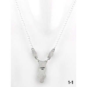 Collar de Estilo Suroeste con Cuentas Variadas, Turquesa, Titanio, Plata de Ley, Rodio y Cadena de Eslabones Chapada en Oro para Regalos - Product Image 4
