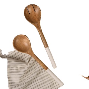 ผู้ผลิตโรงงาน SCI ช้อนเสิร์ฟบุฟเฟ่ต์ไม้ ช้อนสลัด และช้อนเสิร์ฟสลัดไม้ส้อมสําหรับร้านอาหารในโรงแรม - Product Image 1
