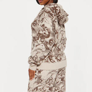 Tasa barata de alta calidad al por mayor mezcla de algodón y poliéster/sudadera de Jersey de mujer de gran tamaño personalizada transpirable 2026 - Product Image 3