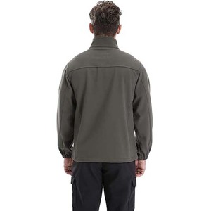 Men's New 2024 <b>Soft</b> <b>Jacket</b> Custom logo <b>Soft</b> <b>Shell</b> Waterproof Windproof Windbreaker Men Fleece Lined Polyester Softshell <b>Jacket</b> - Product Image 2
