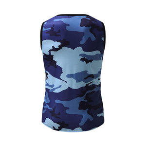 Camiseta sin mangas deportiva de verano para hombre, chaleco de algodón liso informal para gimnasio y culturismo, Material de malla transpirable para correr y hacer ejercicio - Product Image 4