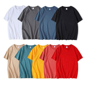 เสื้อยืดคอกลมผ้าไอซ์ซิลค์สไตล์เกาหลีสำหรับผู้ชายผ้าฝ้าย95% สีขาว Nylon180g 5% - Product Image 5