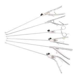 Instruments laparoscopiques en acier, porte-aiguilles, pinces, outils de simulation d'entraînement, outils d'enseignement, porte-aiguilles pour laparoscopie - Product Image 1