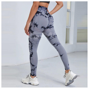 Tela sostenible transpirable de cintura alta para mujer, antibacteriana, que absorbe la humedad, para una cómoda ropa deportiva ecológica - Product Image 4