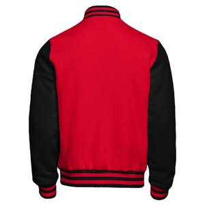 Blouson aviateur de haute qualité pour hommes personnalisé OEM marine chenille broderie imperméable Letterman Varsity Style cuir manches hiver - Product Image 2