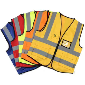 Chaleco de seguridad más vendido, chaqueta de seguridad colorida de tamaño libre, chaleco con cinta reflectante, chaleco de seguridad de diseño transpirable, precios al por mayor - Product Image 6